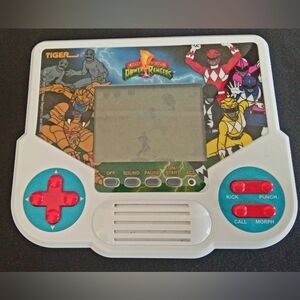 Mighty Morphin Power Rangers Retro Handheld Video Game Tiger Electronics Sound